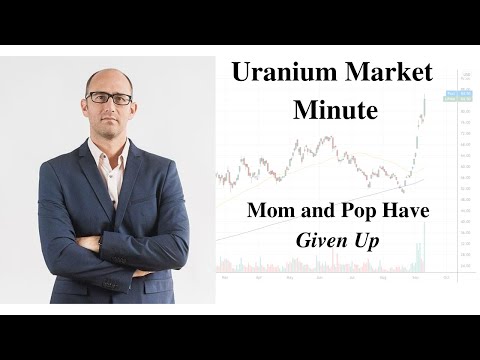 Uranium Market Minute – Episode 187: Mom and Pop Have Given Up