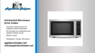 KitchenAid Microwave Error Codes