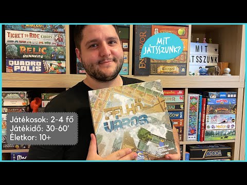 Felhő Város Társasjáték bemutató - Mit Játsszunk?
