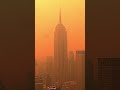 Timelapse captures Empire State Building turning orange due to smoke from Canada wildfires