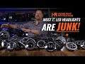 THE BEST 7 Round LED Headlight Shootout Test EVER Headlight Revolution