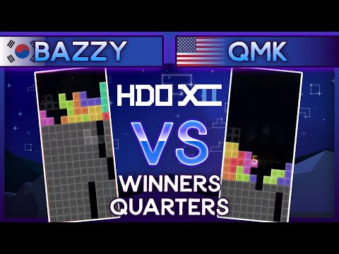 Hard Drop Open 12 Bazzy Vs. QMK  - Winners Quarters TETR.IO Tournament