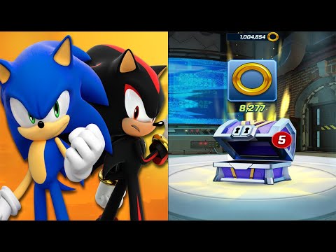 Sonic Forces - Open Platinum Chest Make 1 Million Gold Rings - All 62 Characters Unlocked Gameplay