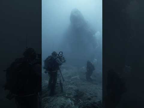Deep Sea Camera Records Massive Unknown Shape Rising From Below