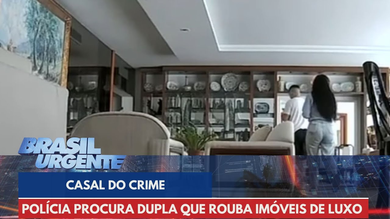 Casal do crime invade e rouba casas de luxo no Rio de Janeiro | Brasil Urgente