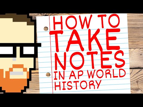 HOW TO TAKE NOTES IN AP WORLD HISTORY #apworld #apexams #apworldhistory