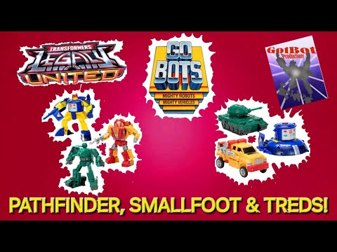 Transformers Legacy United Gobots Pathfinder, Smallfoot and Treds  - GotBot True Review NUMBER 1217