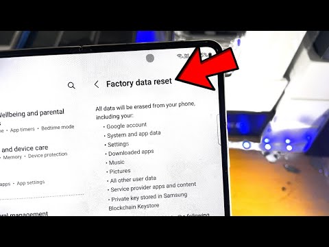 How To Factory Reset on Samsung Galaxy Z Fold 4!