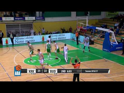 ABA Liga 2016/17 highlights, Round 17: Krka  - Budućnost VOLI (8.1.2017)