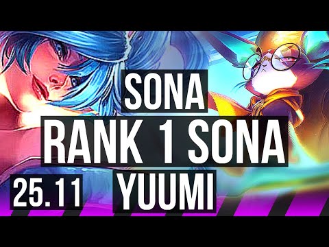 SONA & Kai'Sa vs YUUMI & Smolder (SUP) | Rank 1 Sona, 20k DMG, 800+ games | BR Challenger | 25.11
