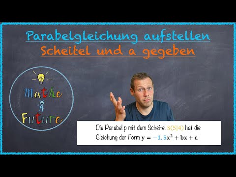 Parabel aufstellen: Scheitel und a