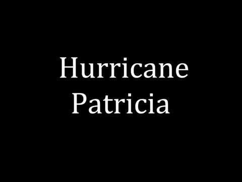 How to pronounce Hurricane Patricia