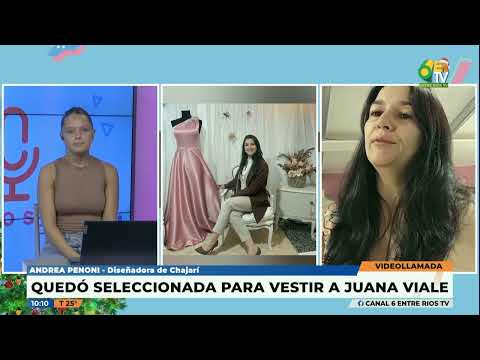 Andrea Penoni   Quedó seleccionada para vestir a Juana Viale