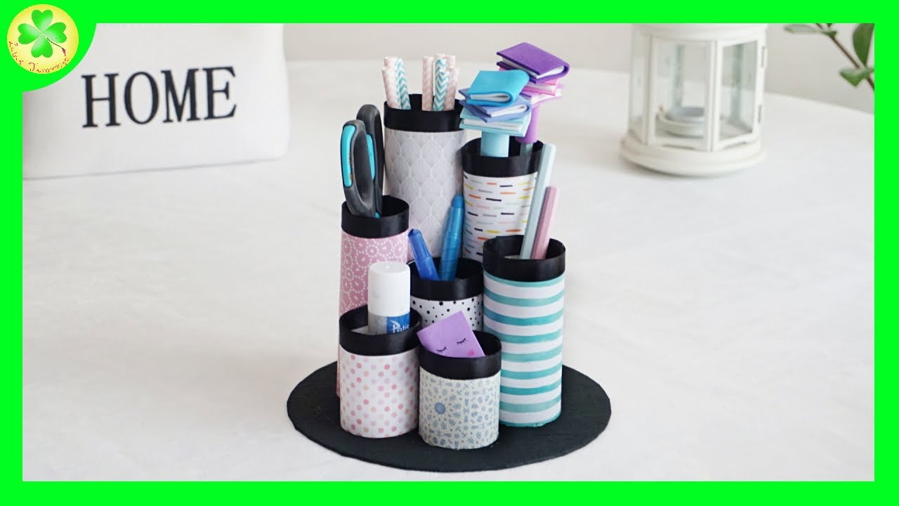 Jak zrobić Organizer z Papierowych Rolek (DIY Tutorial)