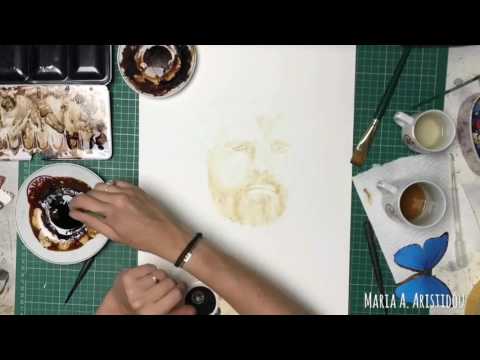 Tyrion Lannister Coffee Painting by Maria Aristidou