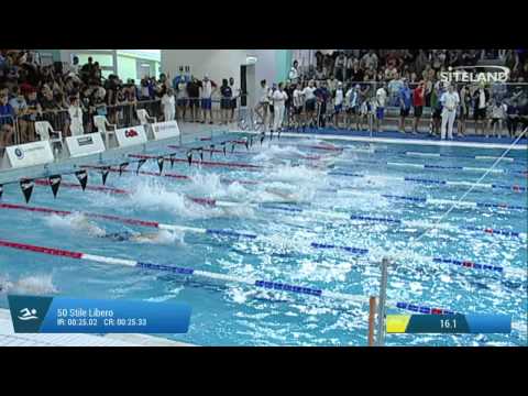 Finale dei 50 Stile Libero Juniores Femmine - 18 Memorial  Chiara Giavi