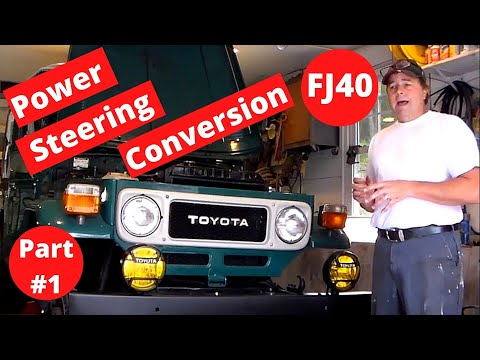 FJ40 Land Cruiser How to Power Steering Conversion Part #1