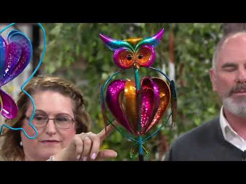 Plow & Hearth Midi Animal Wind Spinner on QVC