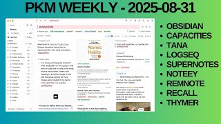 PKM (Personal Knowledge Management) Weekly Update - 2025-08-31