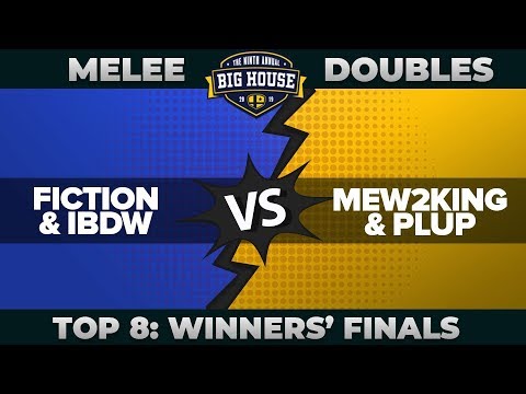 Fiction/iBDW vs Mew2King/Plup - Top 8 Winners' Finals: Melee Doubles - TBH9