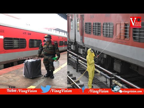 Special Train Moves 950 Army Personnel to Forward Areas Started from Bangalore,Vizagvision....