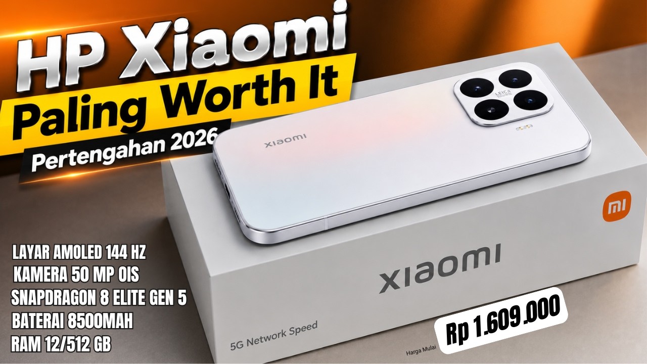 INI PALING WORTH IT‼️12/512GB, 8.500mAh - HP XIAOMI TERBARU DAN TERBAIK 2026