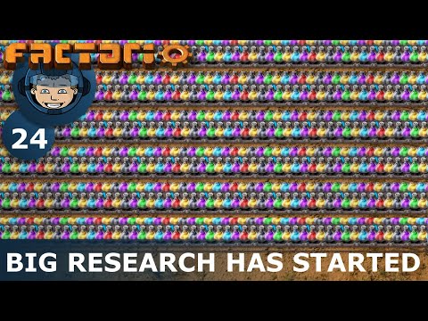 BIG RESEARCH HAS STARTED - Factorio: Ep. #24 - Guide & Let's Play