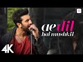 Ae Dil Hai Mushkil 4k Music Video Ranbir Kapoor Anushka Sharma Aishwarya Rai Bachchan