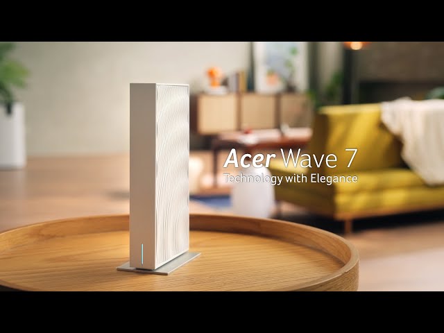 Router Acer Wave 7 Mesh WiFi 7 5764Mbps Dual Band MU-MIMO 2-Pack video