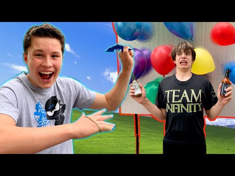 Throwing Ninja Stars & Eating Whatever Hot Sauce it lands on!