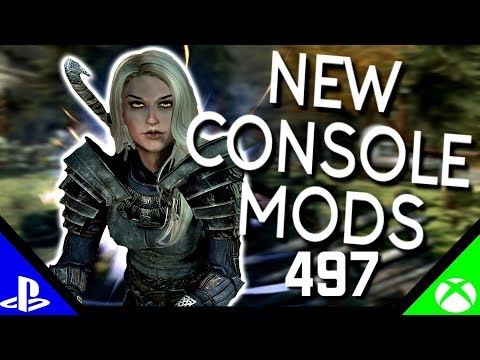 Skyrim Special Edition: ▶️5 BRAND NEW CONSOLE MODS◀️ #497 (PS4/XB1)
