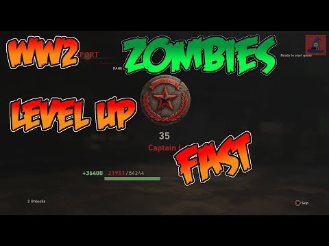 WW2 zombies/ level up FAST