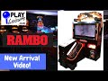 Join forces with a legendary hero.... It's the Rambo Arcade Machine!