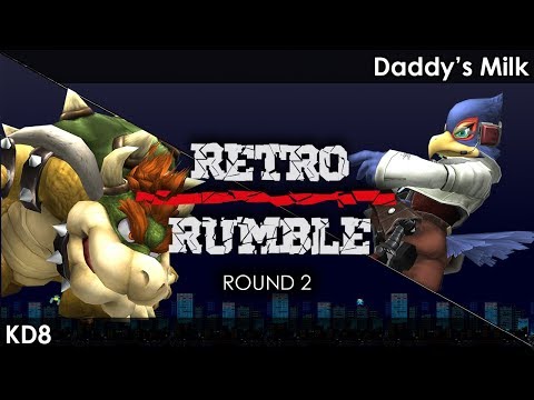 Project M: 937 | KD8 (Bowser/Roy) V Daddy's Milk (Falco) - Retro Rumble Tournament SSBPM