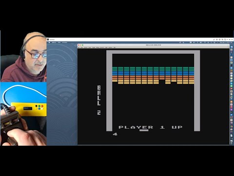 Atari 5200 Controllers on Mac OS with Analog games like Super Breakout & Missile Command on Emulator