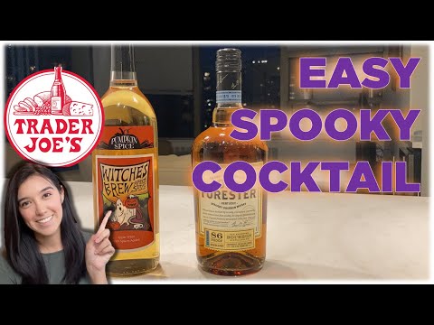 Trader Joe's Witches Brew Wine (Pumpkin Spice Halloween Cocktail)
