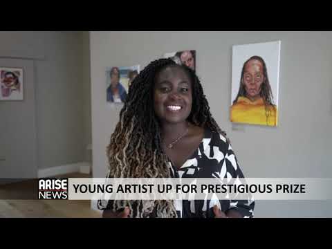 YOUNG ARTIST, NIMA MOUEN-MAKOUA UP FOR PRESTIGIOUS PRIZE - ARISE NEWS REPORT