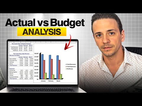 Actual vs. Budget Analysis for Beginners (free template)
