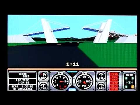 Hard Drivin' 2: Drive Harder, on Commodore Amiga. Gameplay & Commentary