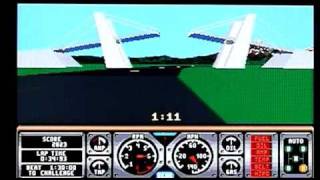 Hard Drivin' 2: Drive Harder, on Commodore Amiga. Gameplay & Commentary