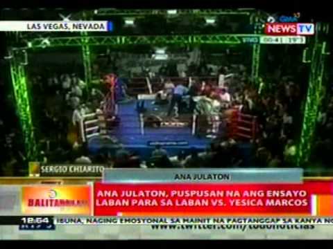 BT: Ana Julaton, puspusan na ang   ensayo vs Yesica Marcos