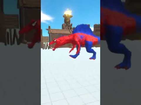 Spiderman Spinosaurus & 50x Suicide Sue #shorts