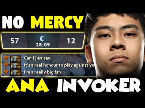 OG.Ana Invoker Gameplay | UNLUCKY FOR DIRE TEAM MEET Ana Stack - Dota 2 Invoker