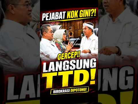 GOKIL! TANPA RAPAT, KDM LANGSUNG TTD DI TEMPAT?! #kdm #kangdedimulyadi #dedimulyadi #bapakaing