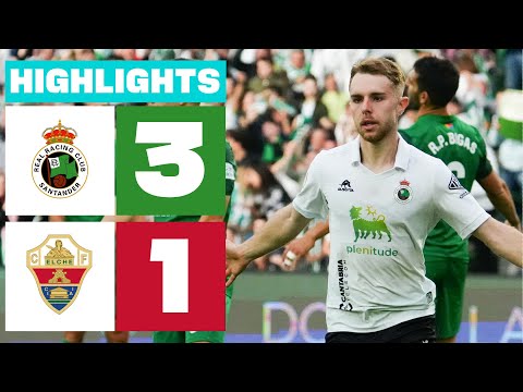 Highlights Real Racing Club vs Elche CF (3-1)