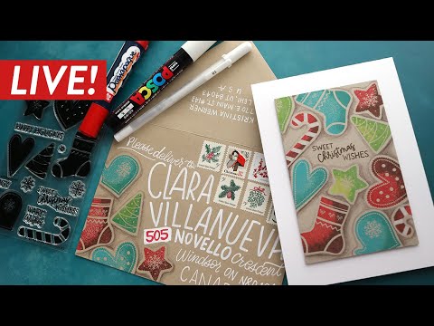 🔴  LIVE REPLAY! Holiday Card Series 2020 - Day 9