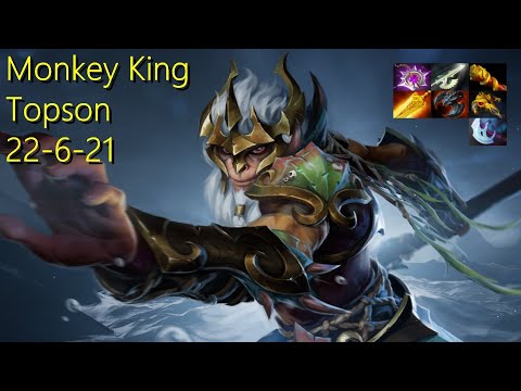 Dota2 High MMR  Monkey King  Topson  22-6-21