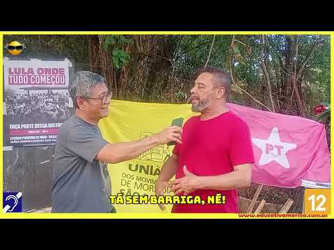 Tv Eduvcativa Professor Teruya entrevista Barba  Dep Est São Paulo em sua Visita à Nóbrega SP-Ocupação do Linhão 27/05/2026