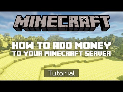 How To Add MONEY To Your Minecraft Server (Tutorial)