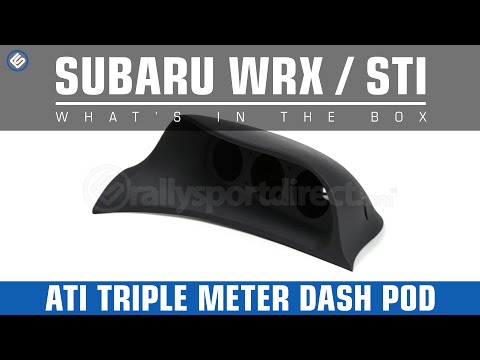 ATI 08+ Subaru Impreza, WRX, STI Gauge Pod - Whats in the Box?